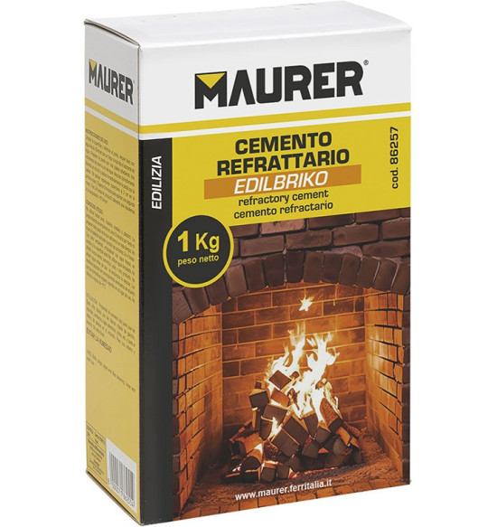MAURER | CEMENTO REFRATTARIO EDILBRIKO CONFEZIONE KG.1