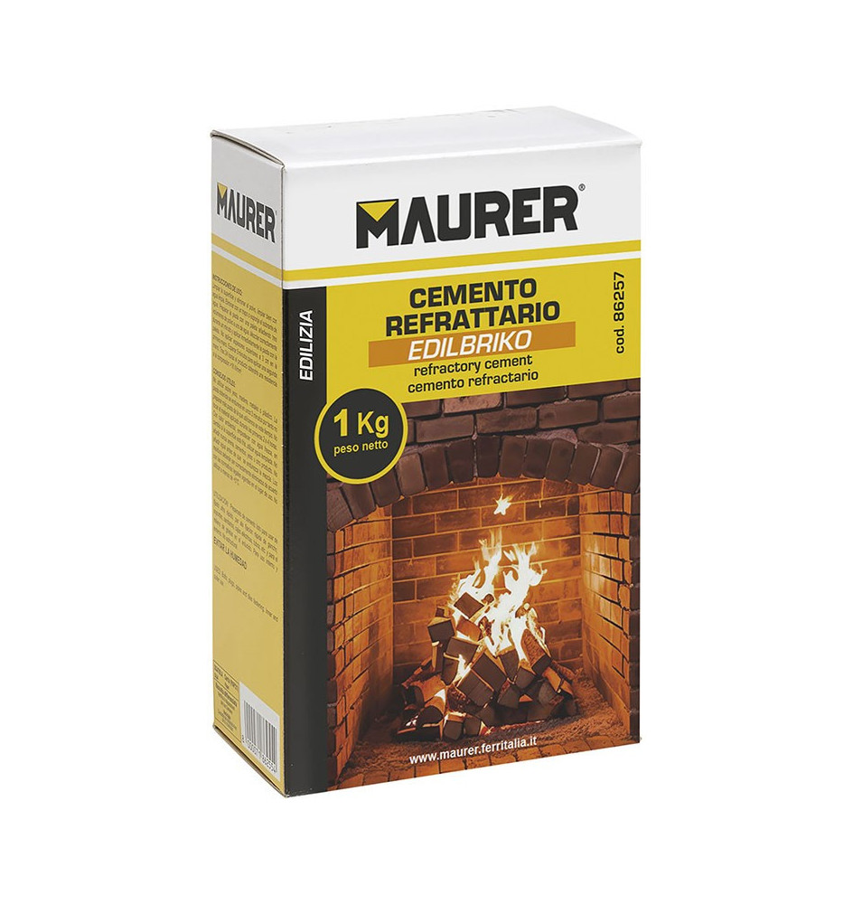 MAURER | CEMENTO REFRATTARIO EDILBRIKO CONFEZIONE KG.1