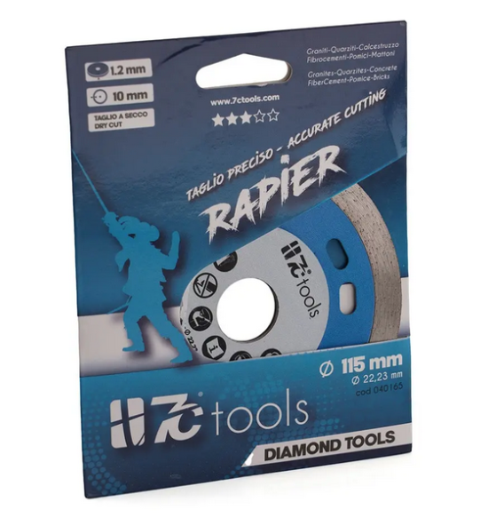 7C | Disco da Taglio Diamantato Rapier Ø115mm